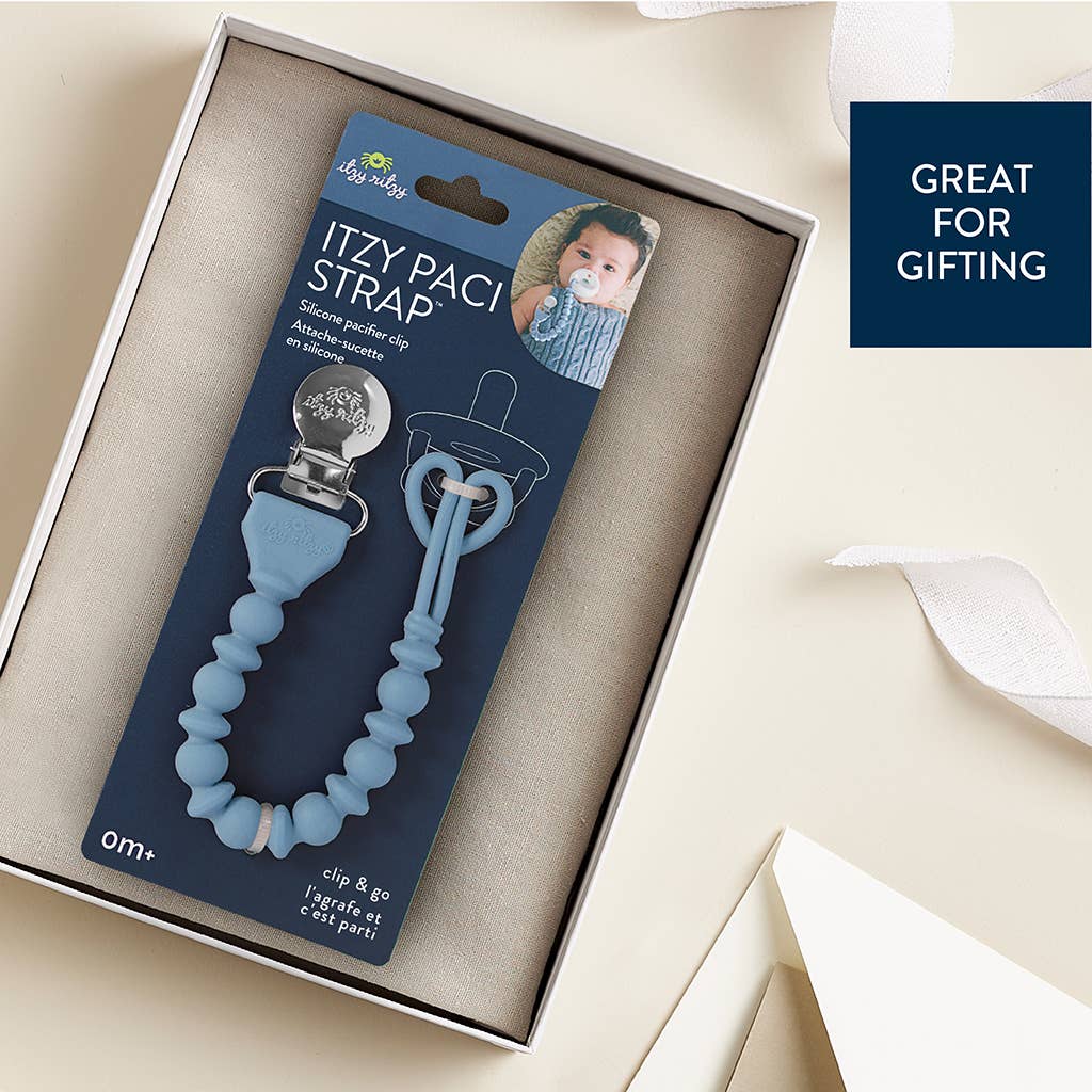 Itzy Paci Strap™ Silicone One-Piece Pacifier Clips