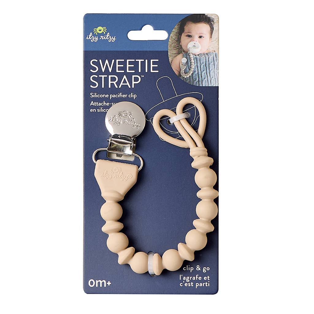 Itzy Paci Strap™ Silicone One-Piece Pacifier Clips