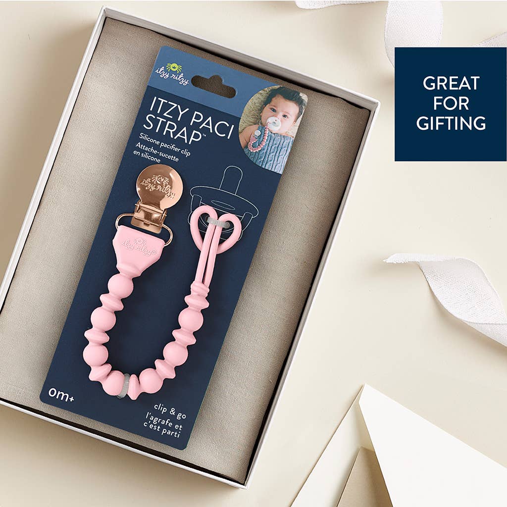 Itzy Paci Strap™ Silicone One-Piece Pacifier Clips
