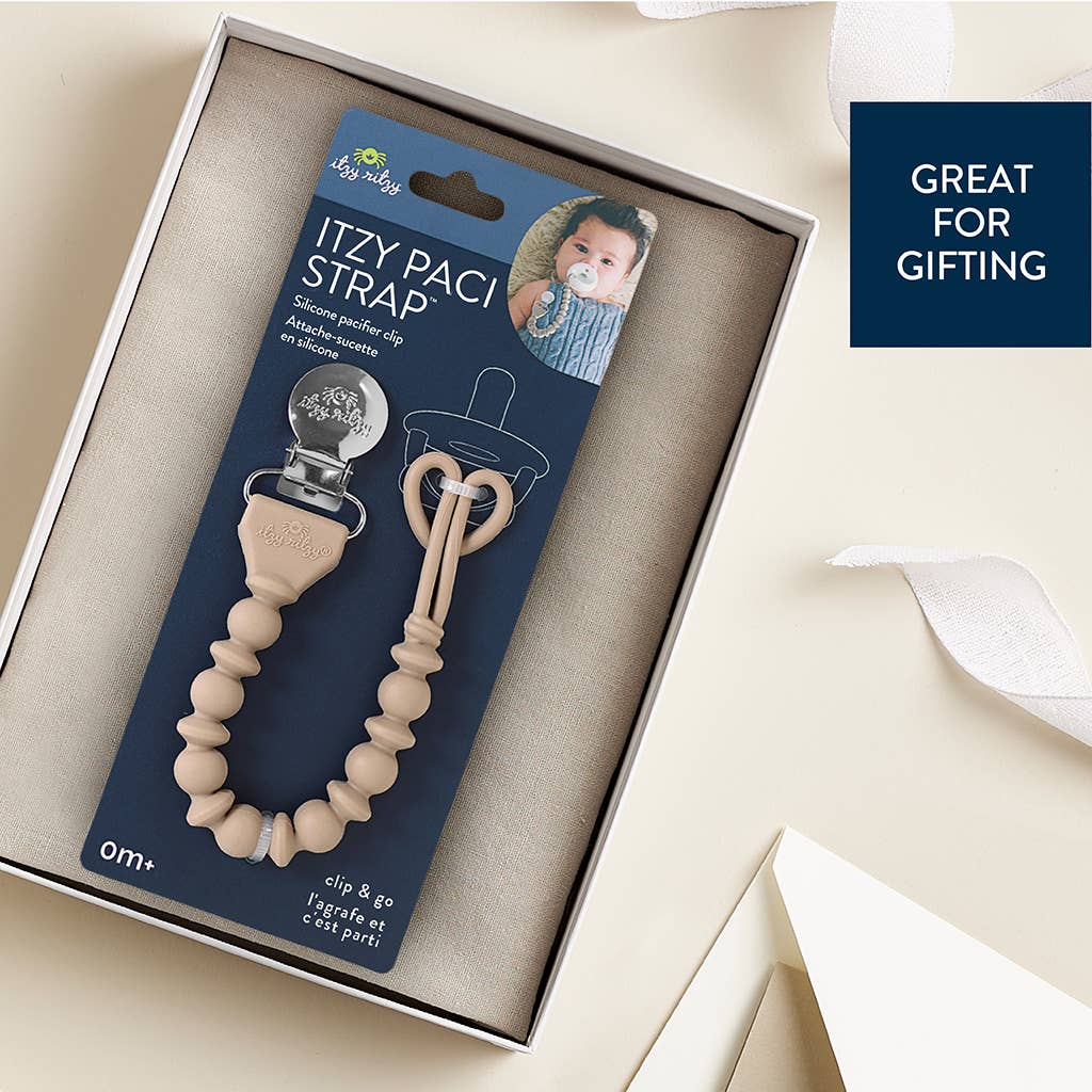 Itzy Paci Strap™ Silicone One-Piece Pacifier Clips