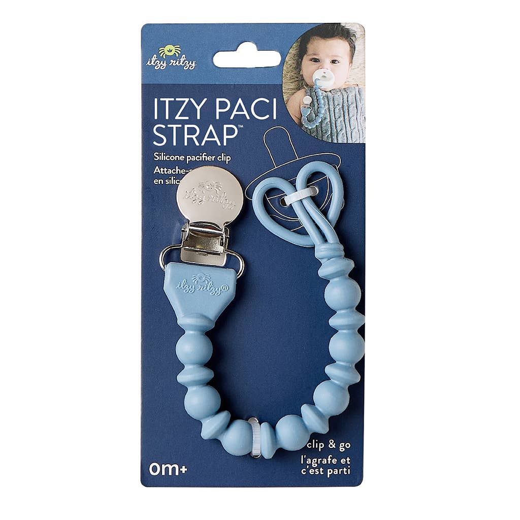 Itzy Paci Strap™ Silicone One-Piece Pacifier Clips