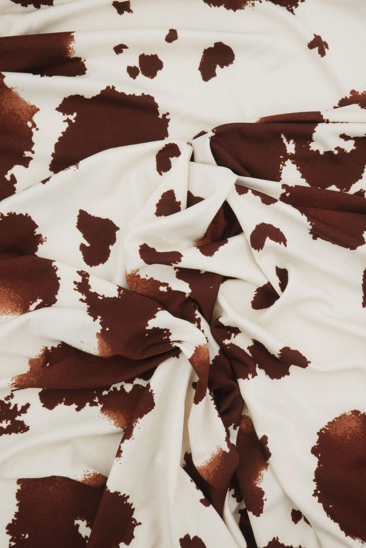 Cow Print DTY Knit/Stretch