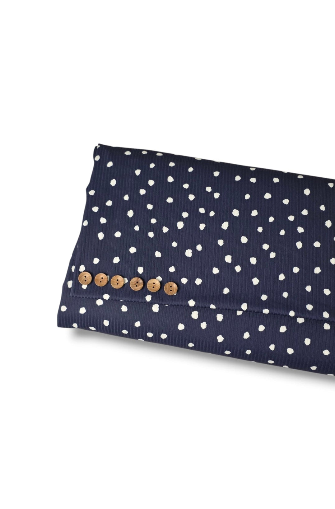 Navy non-brush Rib Knit/Stretch